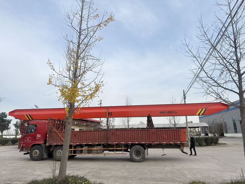 電動(dòng)單梁起重機(jī) LD5t-17.49m 制作完成  裝車(chē)發(fā)出